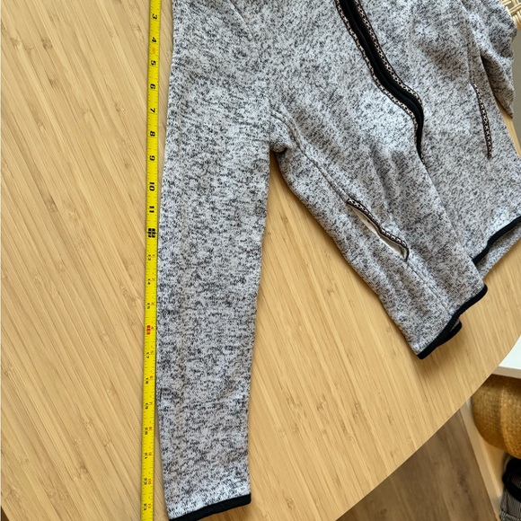 Mossimo Supply Co. Gray and Black Textured Hoodie with colorful trim - Picture 9 of 9